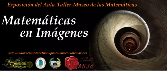 Cartel de la expo Matemáticas en imágenes